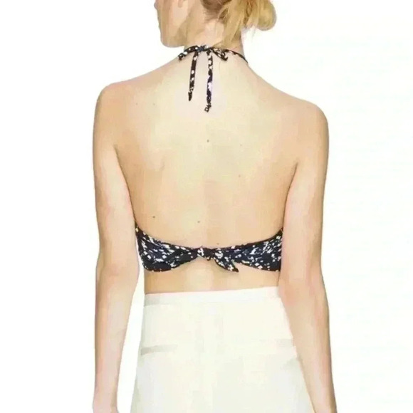 ARITZIA  SUNDAY BEST Stoker Halter Tie Crop Top - Picture 3 of 7